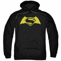 Hoodie Batman Vs. Superman Green Logo Pullover Hoodie Size L