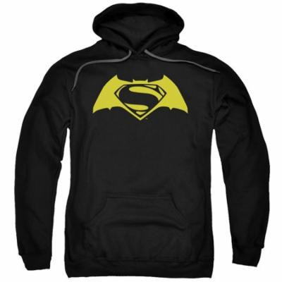 Hoodie Batman Vs. Superman Green Logo Pullover Hoodie Size L