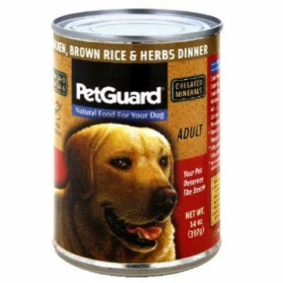 Pet Guard Chicken and Rice Dog Food, 13.2 oz, 12-Pack