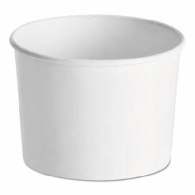 Huhtamaki HUH71226 Paper Food Containers, 12 Oz, White, 1000/carton