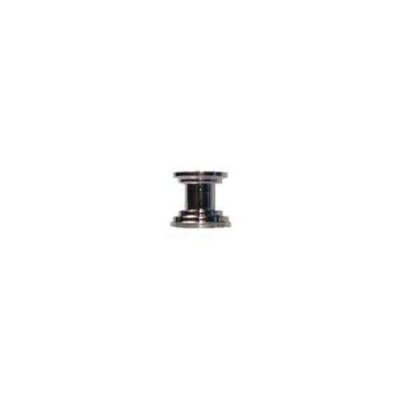 5 in. Long Pull in Light Aqua (Polished Chrome)