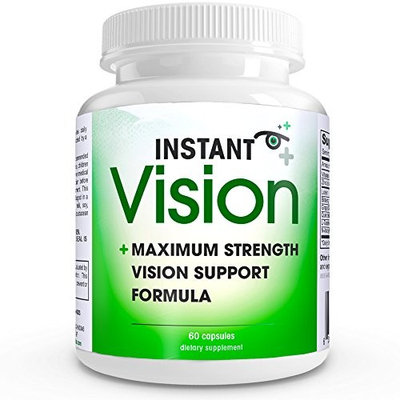 Instant Vision Maximum Strength Vision Support Formula Dietary Supplement, 60 Capsules