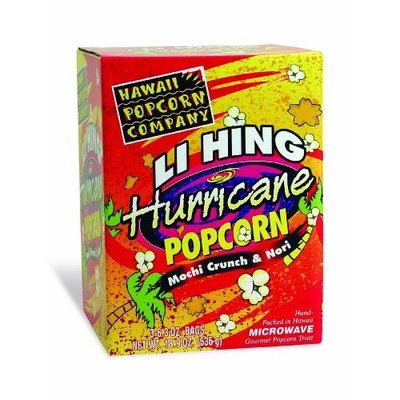 3pk Li Hing Hurricane Microwave Popcorn Gift Box