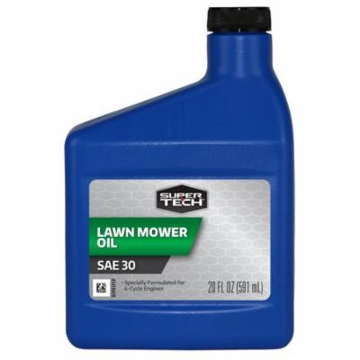 Super Tech SAE 30 Lawn Mower Oil 20 fl oz Bottle