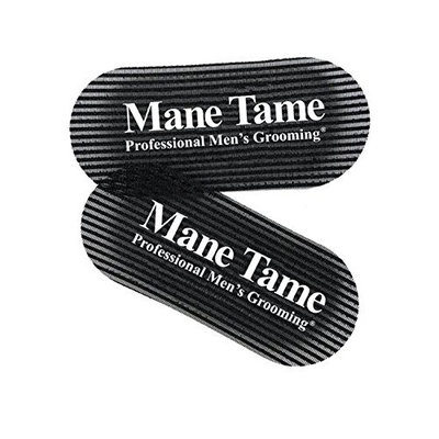Mane Tame Hair Grippers 2-pack Black - Best used to part hair during hair cutting or grooming