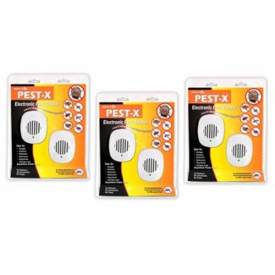 Pest-X Ultrasonic Rodent and Insect Pest Repeller, 500 sq ft, Commercial, 6pk