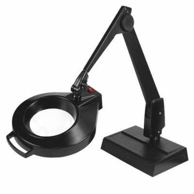 Dazor Circline Desk Base 28-Inch Magnifier - 3-Diopter 1.75X - Black