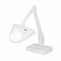 Dazor 28-Inch Hi-Lighting Desk Base Magnifier 3-Diopter 1.75X - White