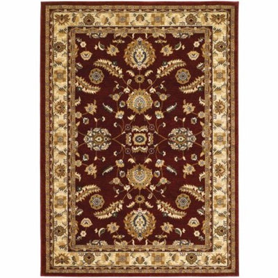 Couristan Anatolia Floral Heriz Rug, Cream/Red
