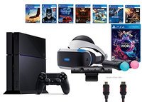Sony Vr PlayStation VR Launch Bundle 9 Items: VR Launch Bundle, PlayStation 4,7VR Game Disc PSVR Rush of Bloo