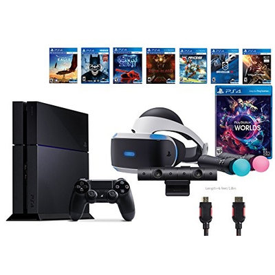 Sony Vr PlayStation VR Launch Bundle 9 Items: VR Launch Bundle, PlayStation 4,7VR Game Disc PSVR Rush of Bloo