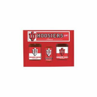 Indiana Hoosiers NCAA Tailgate Kit (5oz Hot Sauce, 16oz BBQ Sauce, 16oz Picante Salsa)