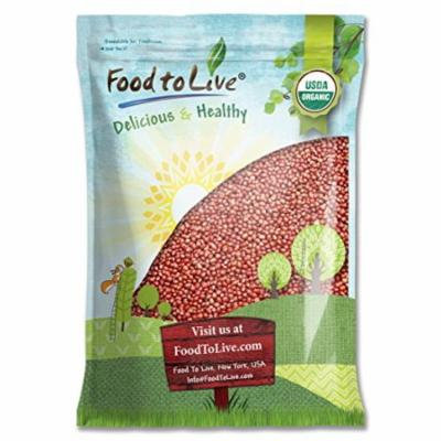 Food To Live Organic Adzuki Sprouting Beans (15 Pounds)
