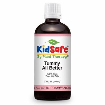 Plant Therapy KidSafe Tummy All Better Synergy Essential Oil Blend 100 mL (3.3 fl. oz.) 100% Pure, Undiluted, Therapeutic Grade