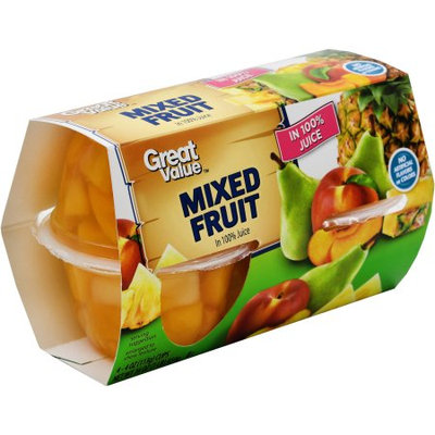 Great Value Mixed Fruit In 100% Juice