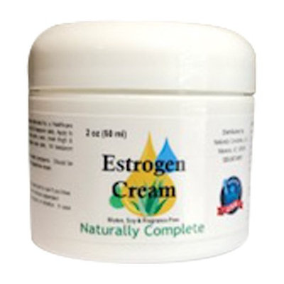 Naturally Complete Estrogen Cream 2 oz. Jar | Non GMO | Soy Free | Gluten Free | Fragrance Free