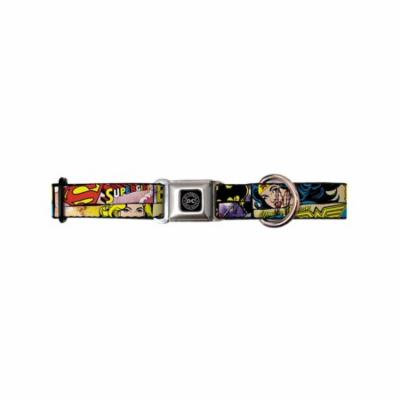 Justice League DC Comics Superheroes Retro Heroine Strips Seatbelt Pet Collar