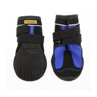 Muttluks Snow Mushers Dog Boots - Blue with Black Trim Size 2