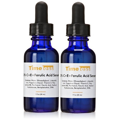 Timeless Skin Care 20 Percent Vitamin C Plus E Ferulic Acid Serum, 1 fl. oz. (Pack of 2)