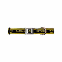 batman dc comics superhero name & shield seatbelt fun animal pet dog cat collar