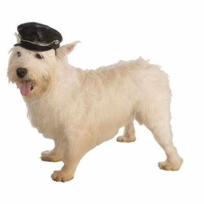 Pet Hat Biker Costume S/M Black Cute Dog Cat Costume Halloween Fancy Dress