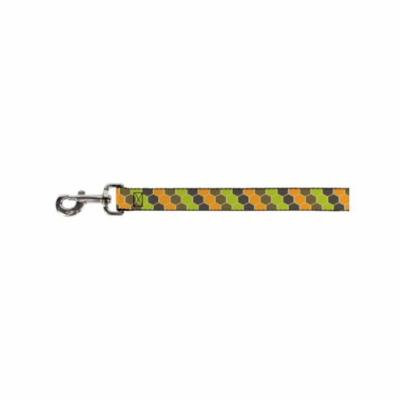 Orange Green Brown Honeycomb Pattern Fun Animal Pet Dog Cat Leash