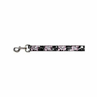 Punk Princess Heart Bones Paint Splatter Fun Animal Pet Dog Cat Leash