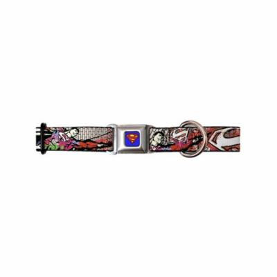Superman DC Comics Superhero Color Splash Seatbelt Fun Animal Pet Dog Cat Collar