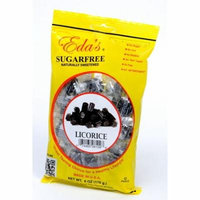 Edas Sugarfree Candies Edas Licorice, 6 oz