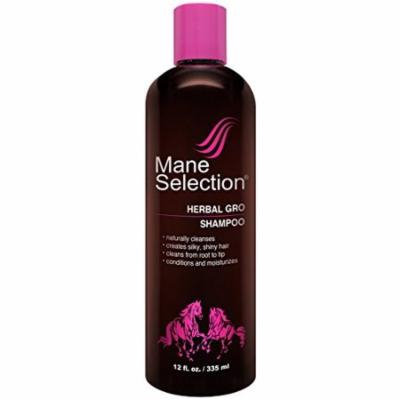 Mane Selection Herbal Gro Shampoo 12 oz. (Pack of 4)