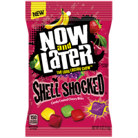 Ferrara Candy Company Now; Later Shell Shocked Candy, Mixed Fruit, 4 Ounce Bag