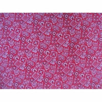 Dog Collar Bandanas D079M Dog Collar Bandana Red Traditional Mini Dog Collar Bandana