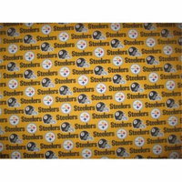 Dog Collar Bandanas A33S Pittsburg Small Dog Collar Bandana - Yellow