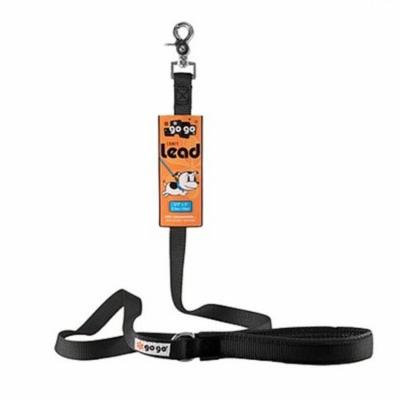 GoGo 15018 Small 0.63 In. X 6 Ft. Black Comfy Nylon Leash
