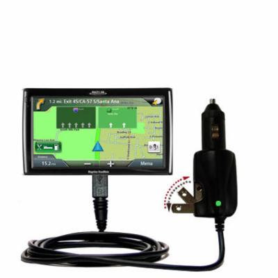 Intelligent Dual Purpose DC Vehicle and AC Home Wall Charger suitable for the Magellan Roadmate 1420 - Two critical functions, one unique charger - Us