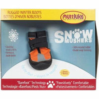 Muttluks Snow Mushers Dog Boots - Orange with Black Trim Size 5