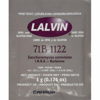 Lalvin Wine Yeast 71B 1122 Yeast, 10 Packs