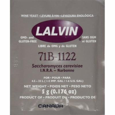 Lalvin Wine Yeast 71B 1122 Yeast, 10 Packs