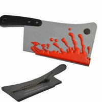Bloody Butcher Cleaver Barrette Hair Clip Halloween Horror Accessory Kreepsville 666