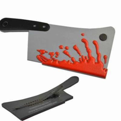 Bloody Butcher Cleaver Barrette Hair Clip Halloween Horror Accessory Kreepsville 666