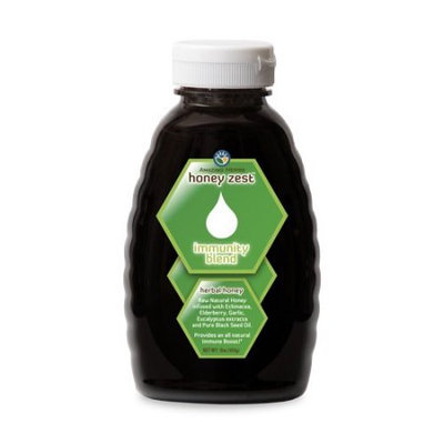 Amazing Herbs Honey Zest Immune Boost Bottle, 16 Fluid Ounce