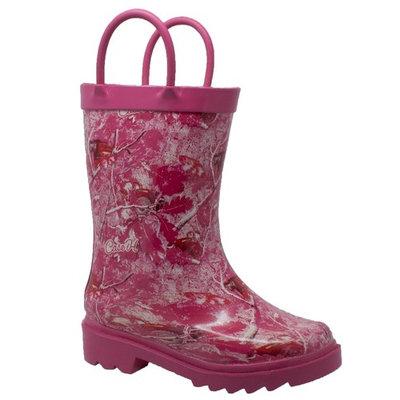 Case IH Toddler's Camo Rubber Boot Pink
