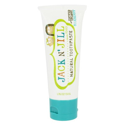 Jack N' Jill - Natural Toothpaste Fluoride-Free with Certified Organic Blueberry - 1.76 oz.(pack of 3)