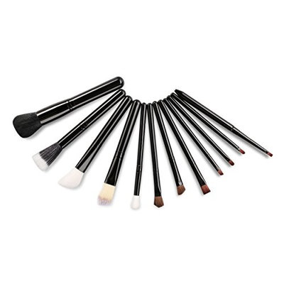 Makeup Brushes 12 Pieces Makeup Brush Set Professional Premium Synthetic Kabuki Foundation Face Powder Blush Eyeshadow Makeup Brush Kit Cosmetic Brushes for Travel