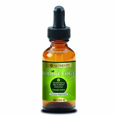 Nascent Iodine Supplement - High Potency Liquid Drops for Thyroid Support to Improve Energy & More - Iodine Edge -30 ml (1.0 fl oz)