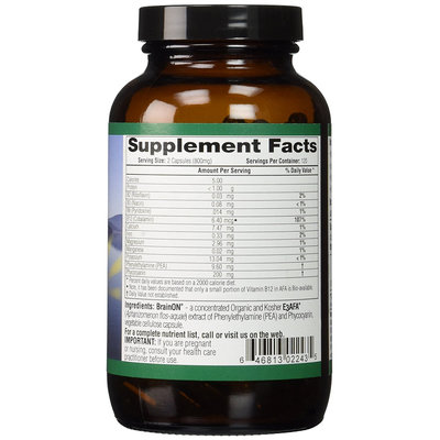 E3Live BrainON, Concentrated E3AFA extract of Phyocyanin and PEA, 30ct Box of 1g Dry Stick Packs