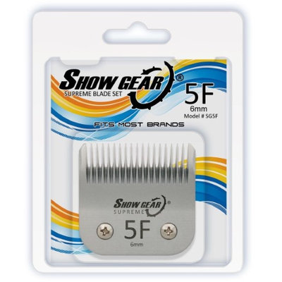 Show Gear #5F Clipper Blade 6mm Dog & Pet Grooming Professional in Silver
