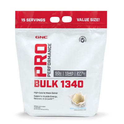 GNC Pro Performance Bulk 1340 - Vanilla Ice Cream