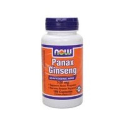 NOW Foods Panax Ginseng 500mg 250 capsules (Pack of 2)