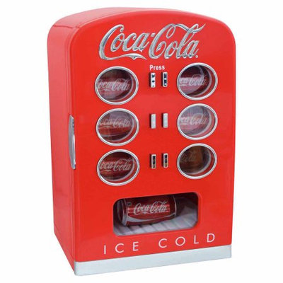 Koolatron KBC22 Coca Cola 12 Can Retro Vending Fridge